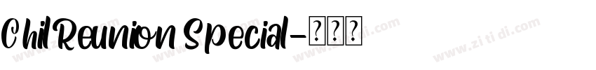 ChilReunion Special字体转换